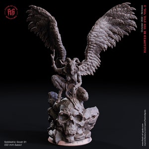 Sabbatic Goat 1 • Hallowed Be Thy Evil PT2 • by Flesh Of Gods | Dungeons and Dragons | Tabletop Games | Wargames | Resin Miniature