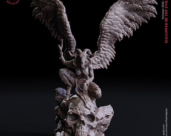 Sabbatic Goat 1 • Hallowed Be Thy Evil PT2 • by Flesh Of Gods | Dungeons and Dragons | Tabletop Games | Wargames | Resin Miniature