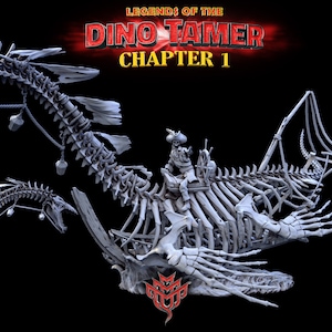 Rum and Bones • Legend of The Dino Tamer • by Mini Monster Mayhem | Dungeons and Dragons | Tabletop Games | Resin Miniature