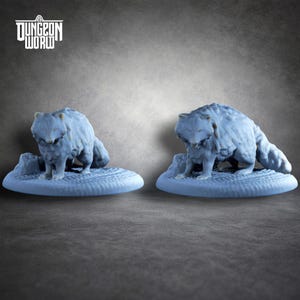 Miniatura di Raccoon Familiar Dungeons and Dragons per giochi di ruolo da tavolo