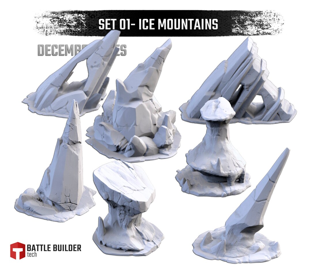 Ice Mountains by Txarli Factory | Post Apocalyptic | Wargames | Dnd ...