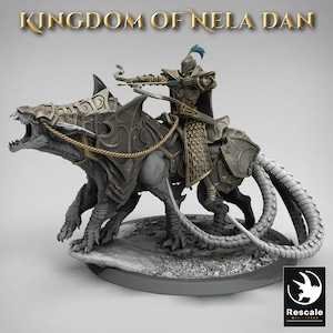 Siri Mounted Archer Bow • Kingdom of Nela Dan • by Rescale Miniatures | Dungeons and Dragons | D&D | Tabletop Games | Wargames