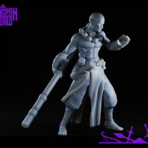 40mm Goliath Monk for Dungeons and Dragons | D&D | Pathfinder | RPG | 5e | DnD | Tabletop Games | Wargames | Resin Miniature