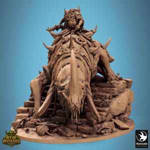 Tyrant Of The Mawcoil • Pit Of Pestilence II • Rescale Miniatures | Dungeons and Dragons | Tabletop Games | Wargames | Resin Miniature
