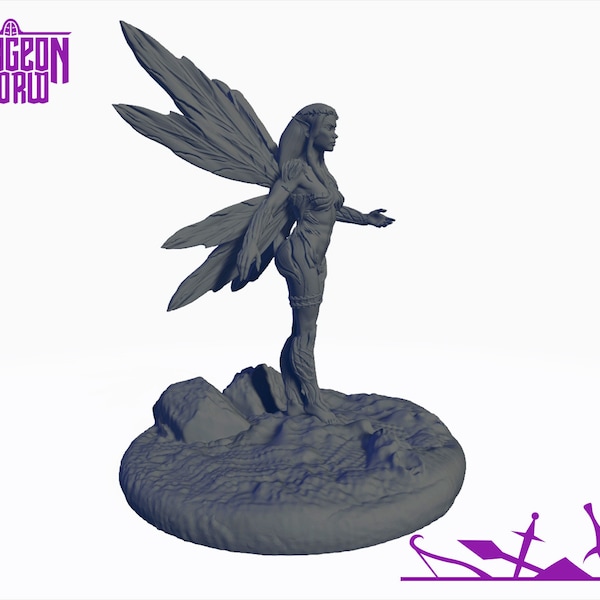 Sprite | Fairy for Dungeons and Dragons | D&D | Pathfinder | DnD | Tabletop Games | Wargames | Resin Miniature | M3DM