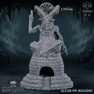Altar of Maleshi • Land of the Blind • by Mammoth Factory | Dungeons and Dragons | Tabletop Games | Resin Miniature