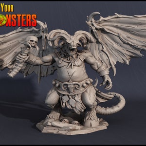 Orcus von Print Your Monsters | Dungeons and Dragons | D&D | DnD | Tabletop Spiele | Kriegsspiele | Resin Miniatur