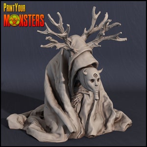 Mutant Witch by Print Your Monsters | Dungeons and Dragons | D&D | DnD | Tabletop Games | Wargames | Resin Miniature