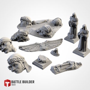 Statuen von Txarli Factory | Post Apocalyptic | Wargames | DnD | Dungeons and Dragons | Streu gelände | Diorama