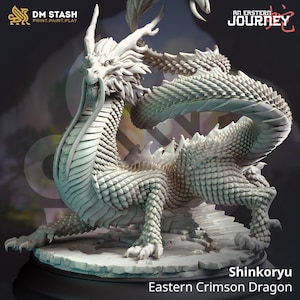 Shinkoryu - Eastern Crimson • An Eastern Journey • by DM Stash | Dungeons and Dragons | Tabletop Games | Wargames | Resin Miniature
