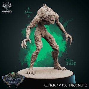 Ferrovex Drones (6 Poses) • Legion of Steel • by Mammoth Factory | Dungeons and Dragons | Tabletop Games | Resin Miniature