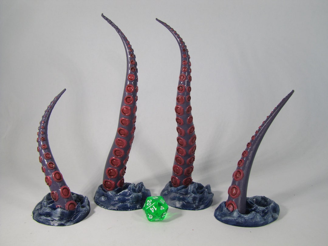 Massive Tentacles 4x Set for Dungeons and Dragons D&D Dnd Tabletop Games Wargaming Fantasy Games