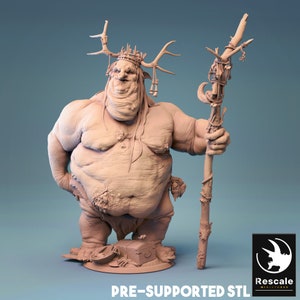 Goblin King • Gobelin&#39;s Lair • by Rescale Miniatures | Dungeons and Dragons | D&D | Tabletop Games | Wargames | Resin Miniature