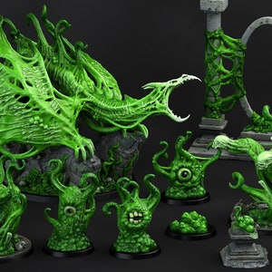 Thralls of the Ooze Lord by Print Your Monsters | Dungeons and Dragons | D&D | DnD | Tabletop Games | Wargames | Resin Miniature