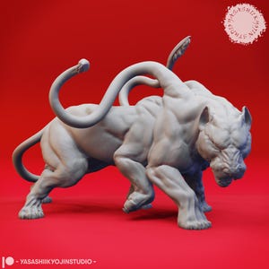 Displacer Beast V2 voor Dungeons and Dragons | D&D | DnD | Tafelblad | Wargames | Harsminiatuur | 28 mm gaming | Yasashii Kyojin Studio