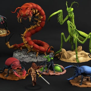 Total Insects by Print Your Monsters | Dungeons and Dragons | D&D | DnD | Tabletop Games | Wargames | Resin Miniature