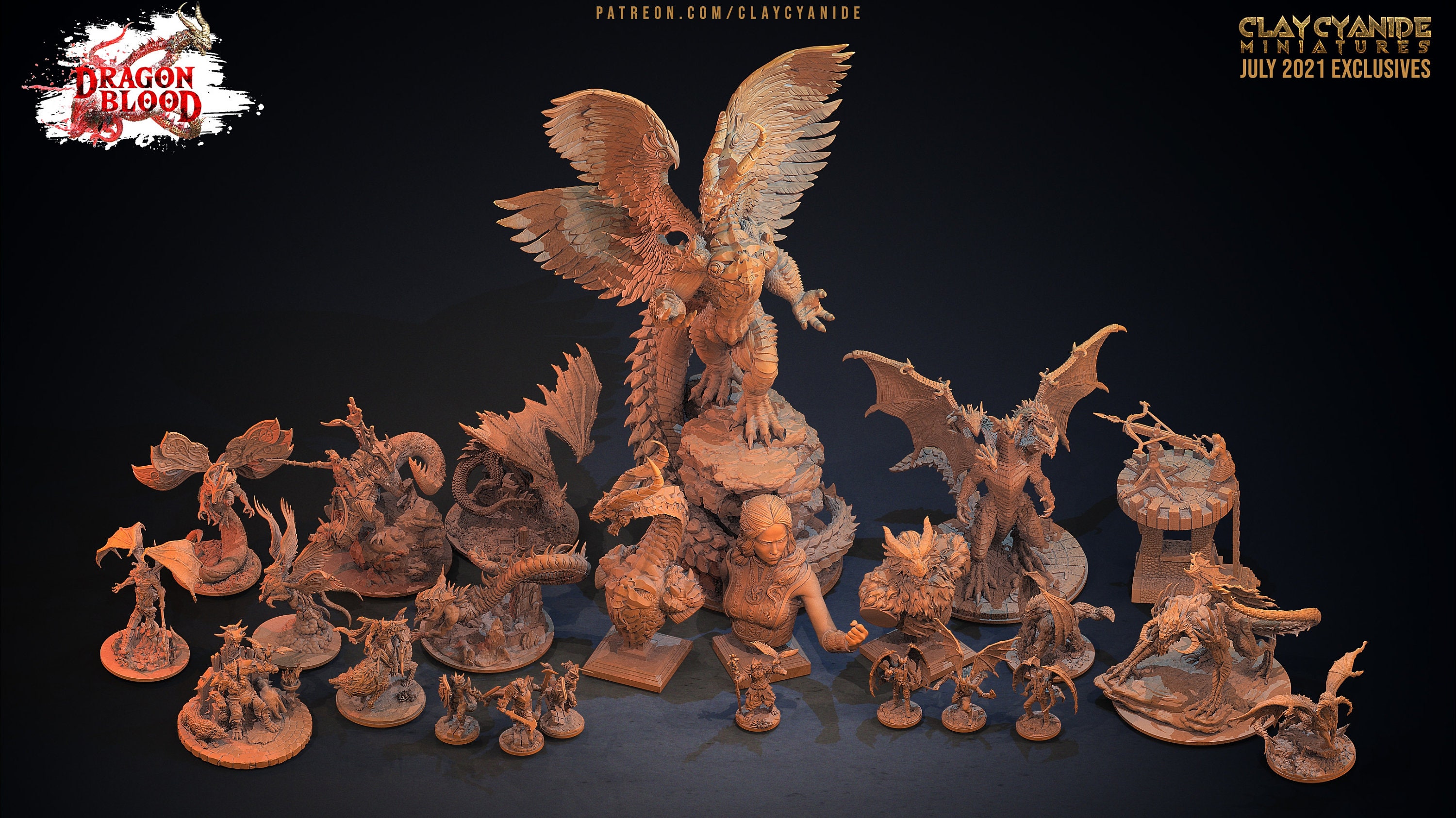 Faerie Dragon • Dragon Blood • by Clay Cyanide | Dungeons and