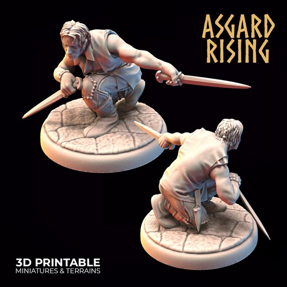 Toys & Games Miniature Toys Toys Asgard Rising Miniatures Bandit ...