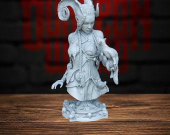 Faun Bust Display Miniature for Dungeons and Dragons Tabletop RPG