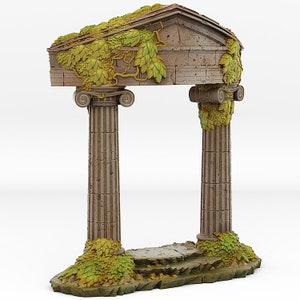 Oud Grieks portaal • Fantastische portalen en effecten • door Print Your Monsters | Dungeons and Dragons Tabletop Games | Hars Miniatuur