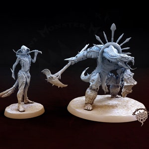 Yuan Ti Male/Female • Eye of the Serpent • by Mini Monster Mayhem | Dungeons and Dragons | D&D | Tabletop Games | Wargames | Resin Miniature
