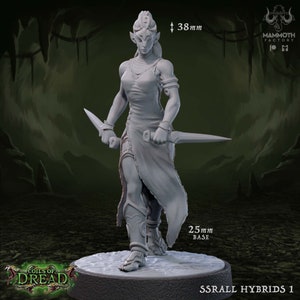Ssrall Hybrids (6 Poses) • Coils of Dread • by Mammoth Factory | Dungeons and Dragons | Tabletop Games | Resin Miniature