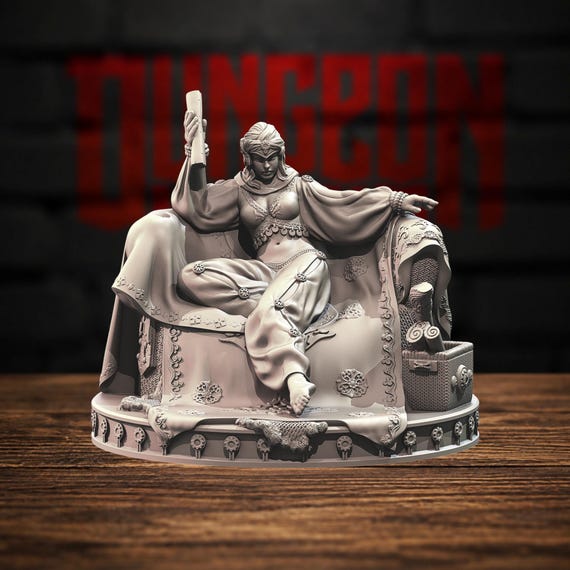 Princess Scheherazade Miniature for Dungeons and Dragons Tabletop RPG