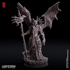 Archdevil Belthiax • The Shadow Conclave • by Flesh Of Gods | Dungeons and Dragons | Tabletop Games | Wargames | Resin Miniature