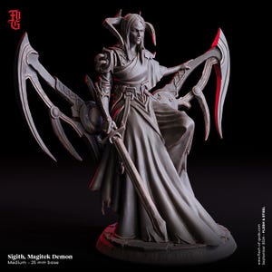 Sigith Magitek Demon • Flesh & Steel • by Flesh Of Gods | Dungeons and Dragons | Tabletop Games | Wargames | Resin Miniatur