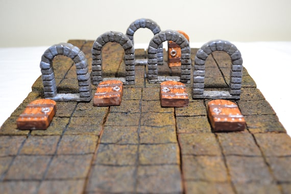 TTCombat RPG Scenics Single Dungeon Doors - Fantasy Roleplaying Game Terrain & Scenery