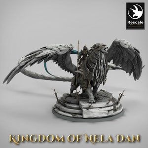 Protector Queen • Kingdom of Nela Dan • by Rescale Miniatures | Dungeons and Dragons | D&D | Tabletop Games | Wargames