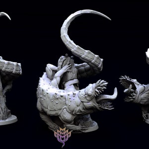 Chompilisk • WTF is That • Mini Monster Mayhem 著 | ダンジョンズ&ドラゴンズ | D&D | テーブルゲーム | 樹脂製ミニチュア