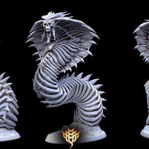 Ancient Cobra Sentinel by Mini Monster Mayhem | Dungeons and Dragons | Tabletop Games | Resin Miniature