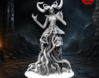 Cursed Dryad Dungeons and Dragons Miniature for Tabletop RPGs