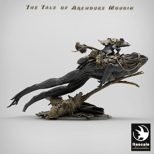 Kikkersprong • Het verhaal van aartshertog Mousin • door Rescale Miniatures | Kerkers en draken | D&D | Tafelspellen | Harsminiatuur