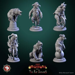 The Rotting Riders (6 Poses) • Cirque Phantasmagoria Pt2 • by White Werewolf Tavern | Dungeons and Dragons | Tabletop Games