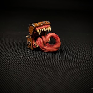 Handpainted Chest Mimic for Dungeons and Dragons | D&D | Pathfinder | RPG | DnD | Tabletop Games