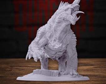 Ensemble de miniatures Hell Hound pour RPG de table Donjons et Dragons