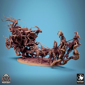 Wraith Wagon (Todeswagen) • Hohlgraves • von Rescale Miniatures | Dungeons and Dragons | D&D | Brettspiele | Kriegsspiele