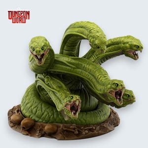 Miniatura del mostro Hydra per il gioco di ruolo da tavolo Dungeons and Dragons