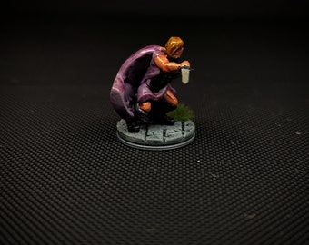 Elf Rogue Assassin – Painted Hero Miniature – DnD/Tabletop RPG