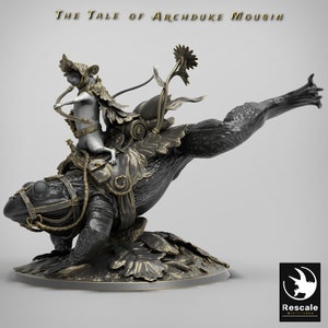 Kikkerland • Het verhaal van aartshertog Mousin • door Rescale Miniatures | Kerkers en draken | D&D | Tafelspellen | Harsminiatuur