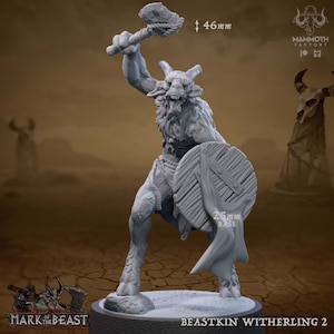 Beastkin Witherling 2 • Mark of the Beast • by Mammoth Factory | Dungeons and Dragons | Tabletop Games | Resin Miniature