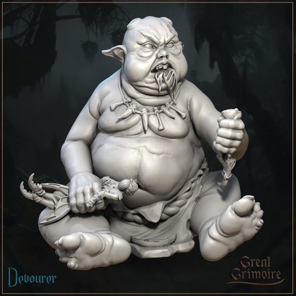 Devourer • Dark Metamorphosis • by Great Grimoire | Dungeons and Dragons | Tabletop Games | Resin Miniatur