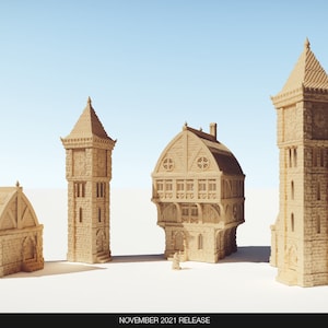 Clocktower Inn by Wonderworlds | Dungeons and Dragons | D&D | Wargames | DnD | Tabletop Games | Scatter Terrain