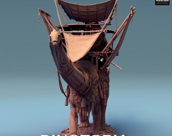 Caravana de Diplodocus • Dinotopia Parte 3 • por Rescale Miniatures / Dungeons and Dragons / D&D / Juegos de Mesa / Juegos de Guerra / Miniatura de Resina