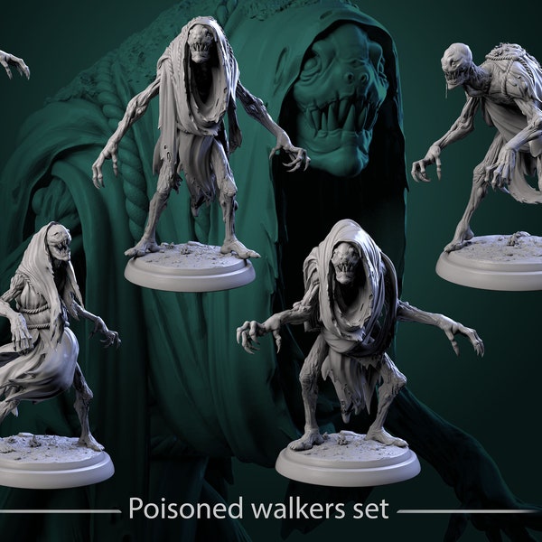 Vergiftete Wanderer (6 Posen) • The Forest Shadow • von White Werewolf Tavern | Dungeons und Drachen | Tabletop-Spiele | Harzminiatur