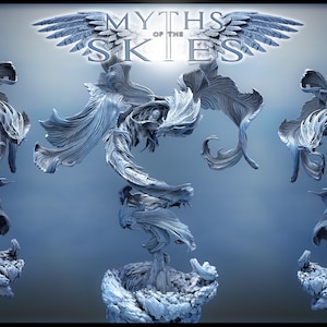 Beta Dragon • Myths Of The Skies • by Mini Monster Mayhem | Dungeons and Dragons | D&D | Tabletop Games | Wargames | Resin Miniature