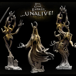 Death Envoys (5 Poses) • Dead Gone Expired Unalive • Mini Monster Mayhem | Dungeons and Dragons | Tabletop Games | Wargames|Resin Miniature