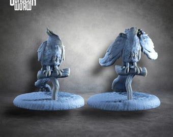 Phoenix Familiar Dungeons and Dragons Miniature for Tabletop RPGs